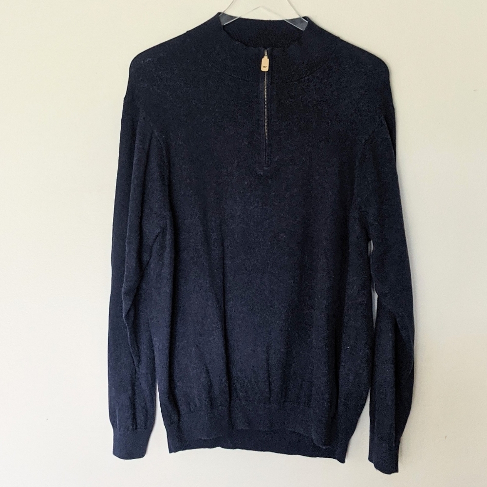 Vineyard Vines Wool Blend 1/4 zip Sweater